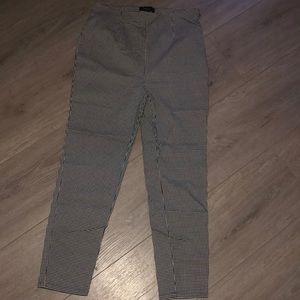 Never worn Plad Houndstooth ankle pants